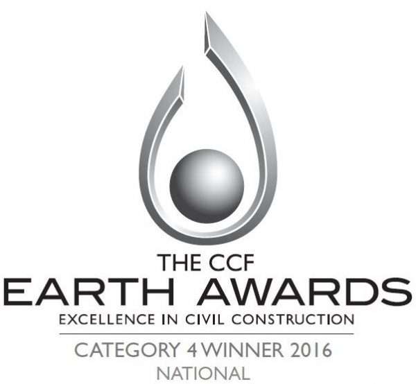 CCF Earth awards Cat 4 Winner logo National Award
